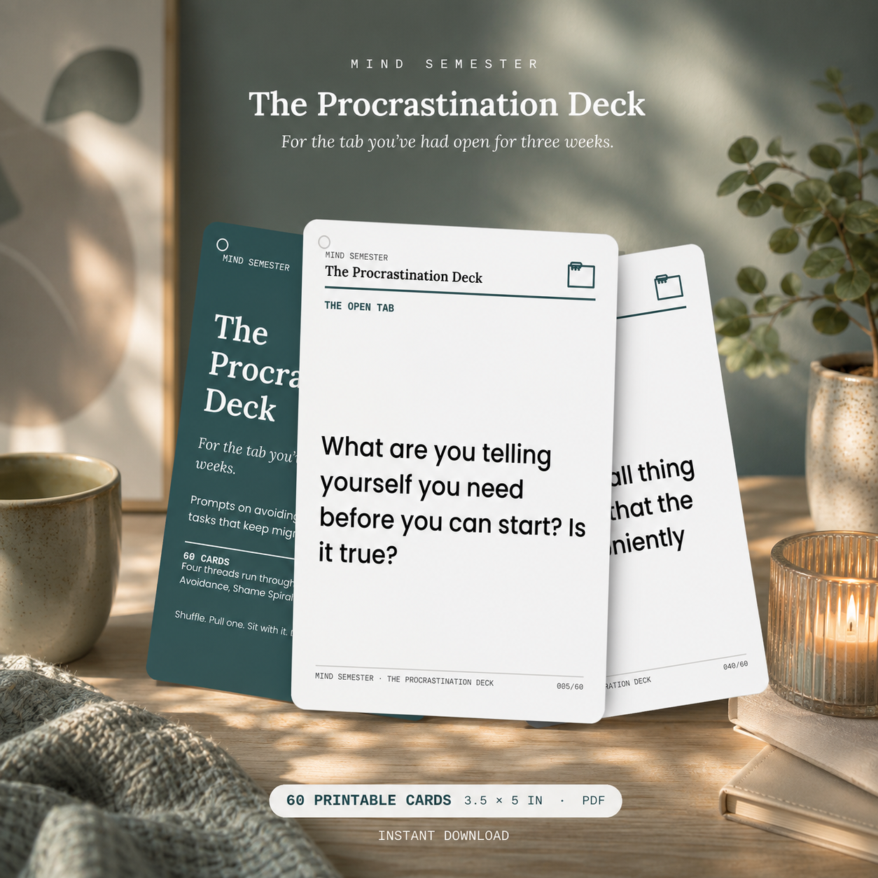 The Procrastination Deck